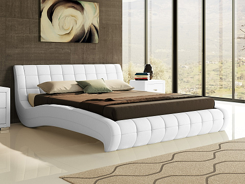 Двухспальные кровать в комплекте с основанием и матрасом недорого